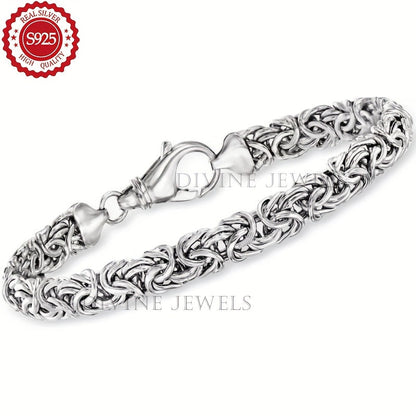 925 Sterling Silver Tennis Bracelet for Women – Elegant Continuous Link Design in Gold & Silver, Includes Gift Box, Perfect for Mother's Day, Valentine's Day & Anniversary Gifts