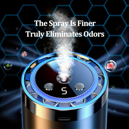 Smart Car Air Freshener with Aromatherapy & Starry Sky Light Display – Portable USB Car Humidifier, Dynamic LED Mood Light, Cologne & Perfume Bundle, Universal Fit, Car Gift & Holiday Gift for Men Women
