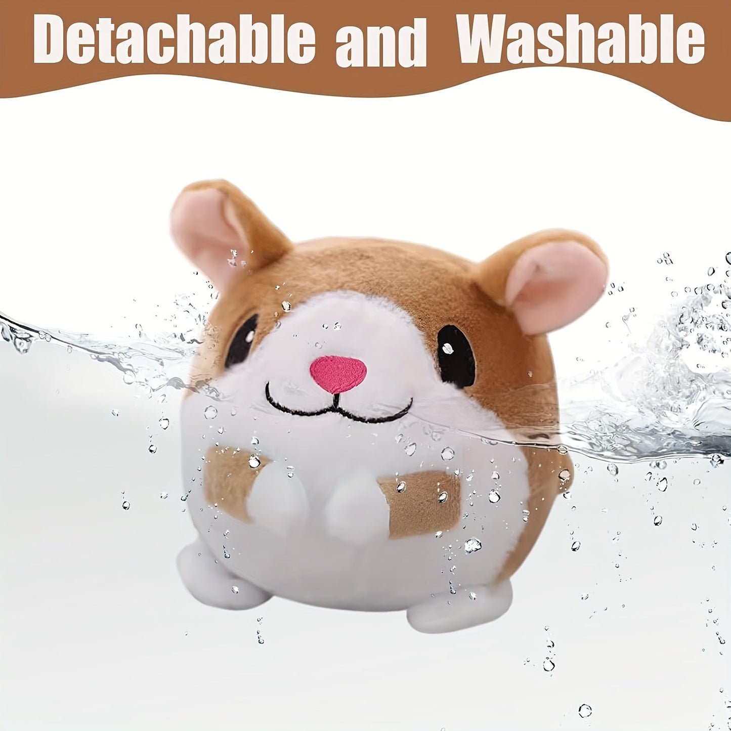 Smart Bouncing Dog Toy Ball with Recording & Music Mode – Rechargeable Interactive Pet Toy for Small Medium Large Dogs, Washable Squeaky Jumping Ball, Keeps Dogs Busy