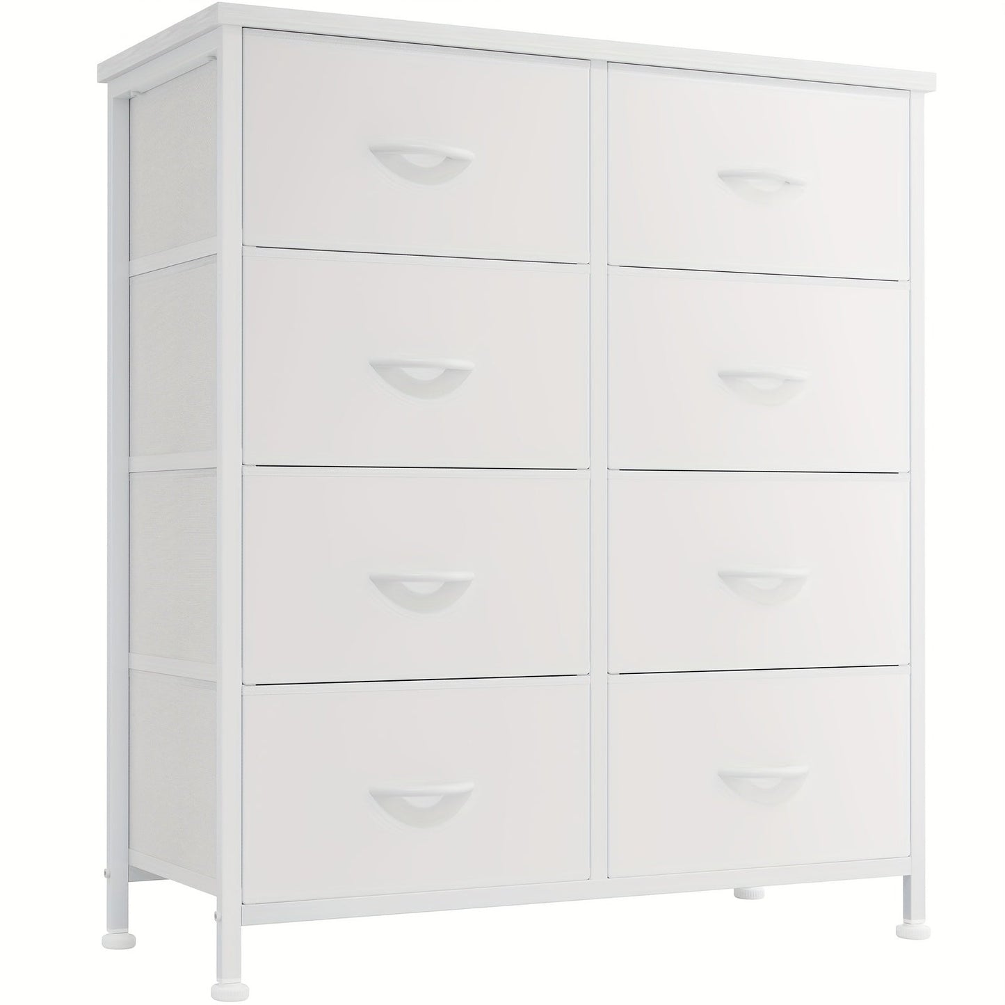 Drawer Cabinet with Metal Frame & Hardwood Top – Home Office Storage Organizer, 2 to 10 Drawers, Assembly Required – White, Grey, Black, Rustic Brown – Bedroom, Living Room & Office Filing Cabinet