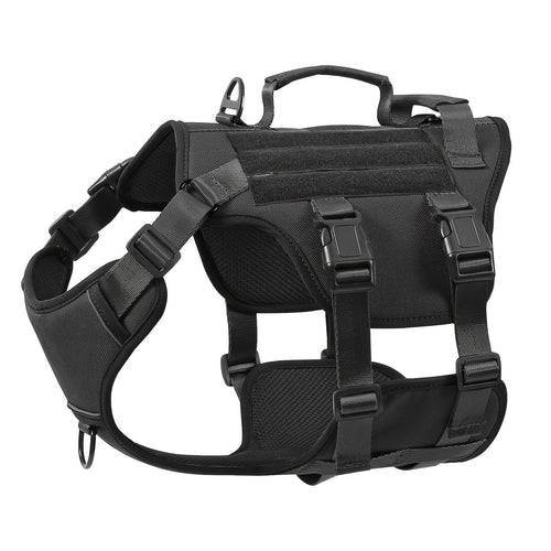 No Pull Dog Harness Escape Proof – Soft Padded Full Body Pet Vest with Lift Handle, Reflective Strips & Leash Clip, Adjustable for Large Dogs Walking Hiking Training