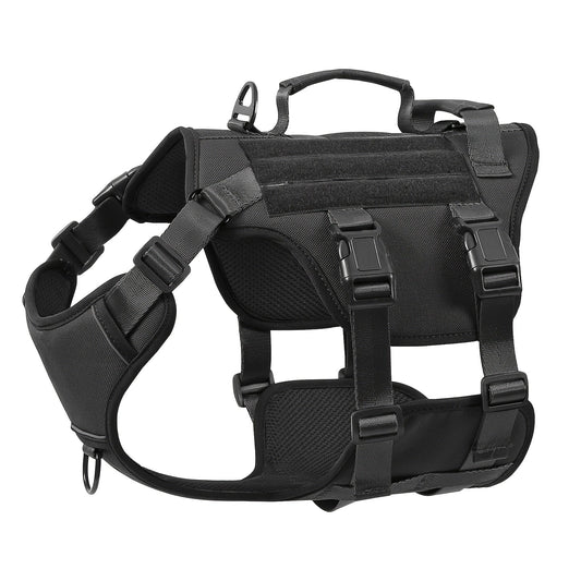 No Pull Dog Harness Escape Proof – Soft Padded Full Body Pet Vest with Lift Handle, Reflective Strips & Leash Clip, Adjustable for Large Dogs Walking Hiking Training