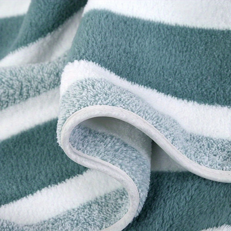 Striped Bath Towel Set Absorbent Quick-Dry Super Soft Skin-Friendly 27.6x55.1 Inch for Home Bathroom Beach – Available in 1 or 4 Pack Multiple Colors