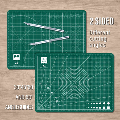 65 Pcs Exacto Knife Craft Cutting Kit with A4 Cutting Mat – Precision Stencil Knife Set with Blades & Cutting Rulers for Paper Modelling, DIY Crafts, Scrapbooking, Art & Card Making