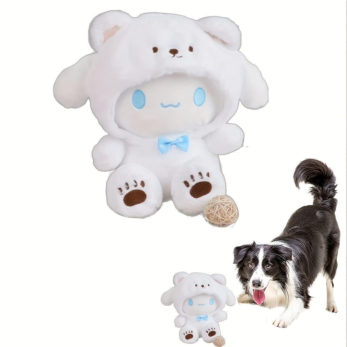 Sanrio Licensed Kuromi Plush Toy – Kawaii Stuffed Animal for Kids & Adults, Soft Cinnamoroll Yugui Dog Plushie, No Battery Required, Perfect Birthday & Holiday Gift, Universal Cute Plush Doll