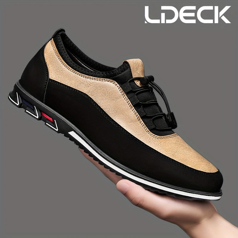 Men's High Top Business Casual Dress Shoes – Lace-Up Formal Oxford Sneakers for Office & Suit, 13 Colors, US Sizes 6.5–13.5
