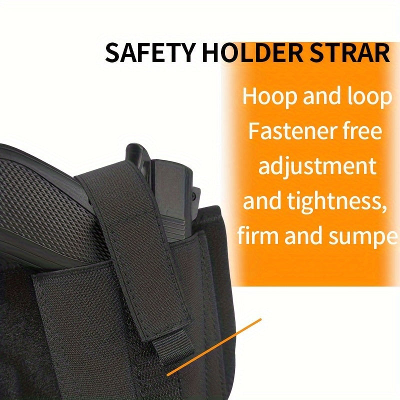 Belly Band Holster Concealed Carry Universal Ambidextrous Fits 9mm Glock G-Series Sig P365 LCP LC9 – Adjustable Quick Draw Polyester Waistband Gun Holster for Men Women, Sizes S M L