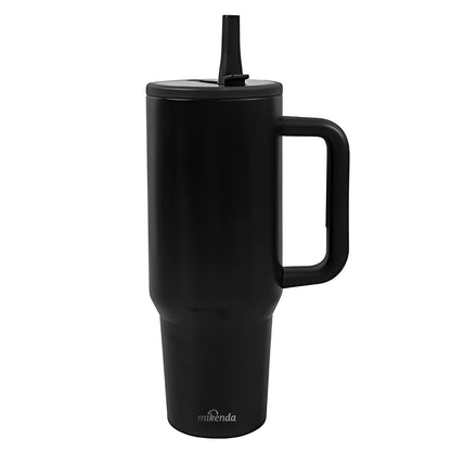 Stainless Steel Insulated Tumbler with Lid and Foldable Straw, Double Wall Vacuum Travel Cup Keeps Hot 12H Cold 24H, 6 Colors for Home Office Car & Travel – Christmas Birthday Gift