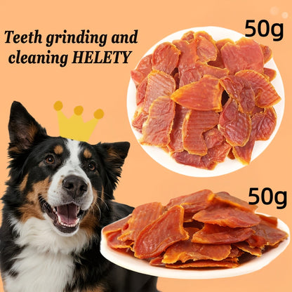 High Protein Dog Treats Chicken Duck Jerky Grain-Free Training Rewards Sausage Dental Health Low Fat Easily Digestible Medium Large Breeds Gift Box Multi-Flavor Sets