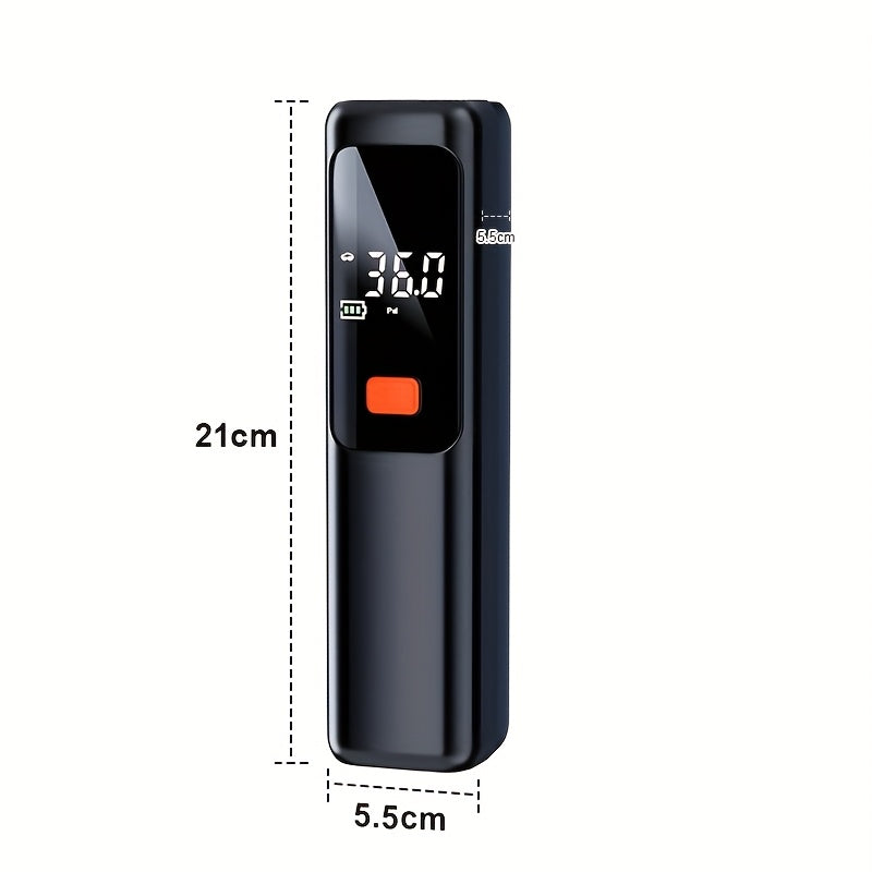 Wireless Portable Tire Inflator Air Compressor with Digital LED Display Automatic Tire Pressure Detection USB-C Rechargeable for Car Bicycle Motorcycle Tires Basketball Inflating