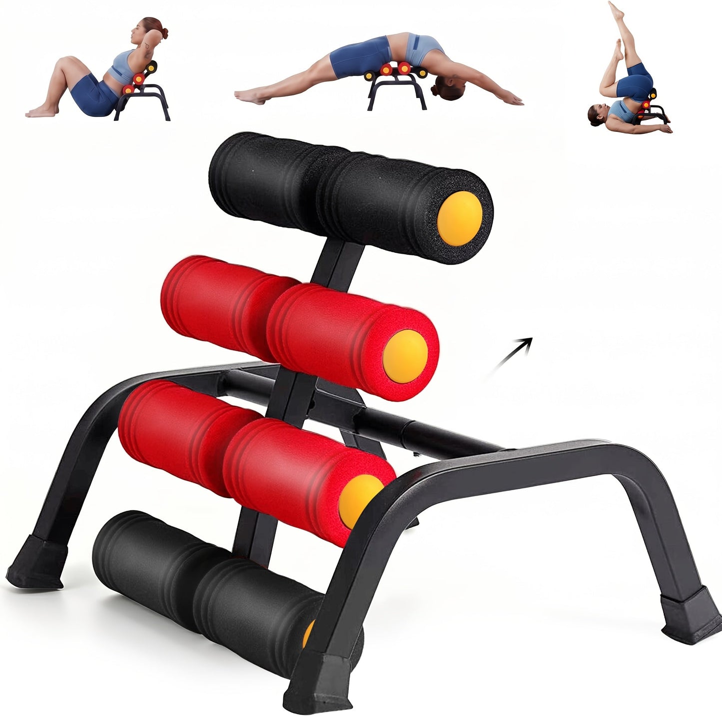 Mini Inversion Table Back Stretch Machine – Ab Trainer, Handstand Training, Yoga Fitness Equipment, Total Body Workout, Stretches Back & Neck, Home Gym Exercise Machine