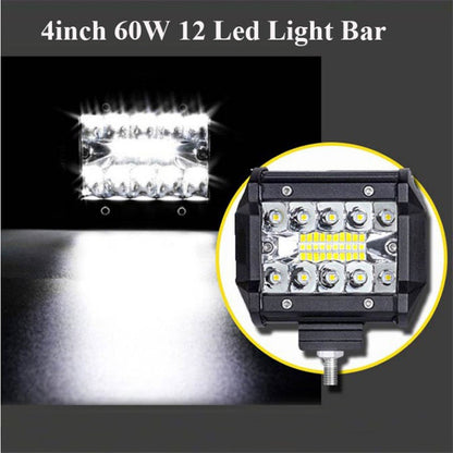 20 Inch 180W LED Light Bar Offroad Single Row – Ultra Slim 12V/24V Work Lamp for Truck, ATV, SUV, Tractor, Jeep & Boat – 6000K White, 50000Hr Lifespan – Velora