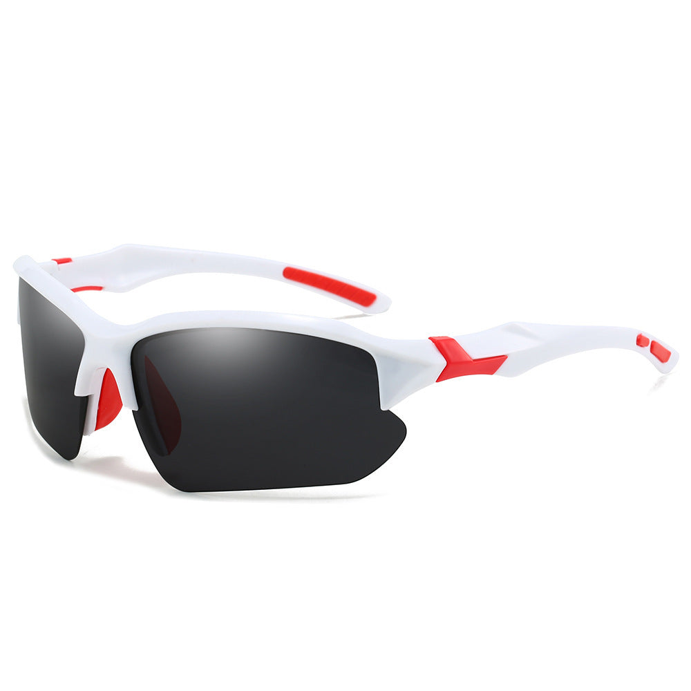 3-Pack Sports Sunglasses UV400 Half Frame for Men & Women – Lightweight Polarized Goggles for Running, Fishing, Skiing, Driving & Outdoor Activities, Sun Protection Eyewear Set