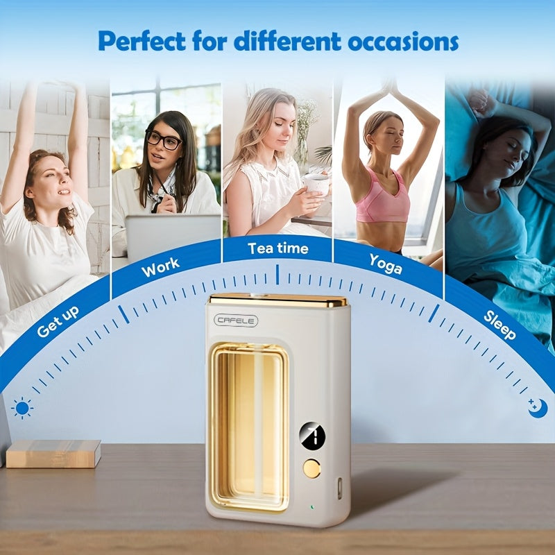 Aroma Diffuser with Essential Oils Set Large Capacity 7-Level Mist USB Powered Auto Shut-Off Bedroom Humidifier Home Aromatherapy Diffuser with Encounter Shangri-La Gardenia Hilton Ocean Scents