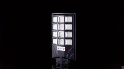 Solar Street Lights 400 LED 6500K Waterproof | Motion Sensor, Remote Control, Dusk to Dawn Outdoor Solar Flood Light for Parking Lot, Yard, Driveway, Commercial Area – 2 Pack & 4 Pack