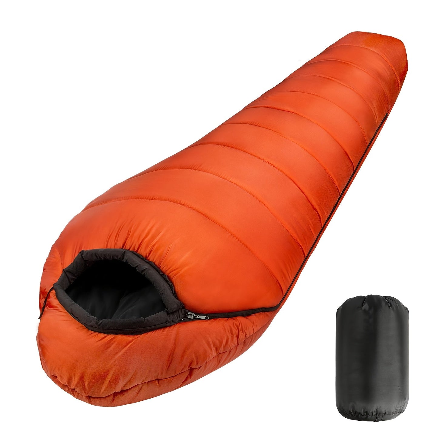 Mummy Sleeping Bag 15-45°F 3-4 Season Cold Weather Sleeping Bag for Adults – Warm Lightweight Washable Camping Sleeping Bag for Hiking, Backpacking, Traveling & Outdoor Activities