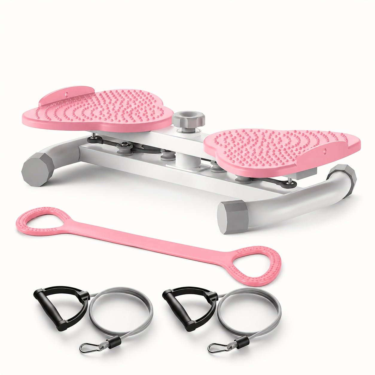 Waist Twisting Machine Ab Twister Board – 360° Noiseless Waist Twister Disc for Home Gym, 360 LBS Capacity, Digital Display Tracks Time, Reps & Calories, Includes Figure-8 Resistance Band