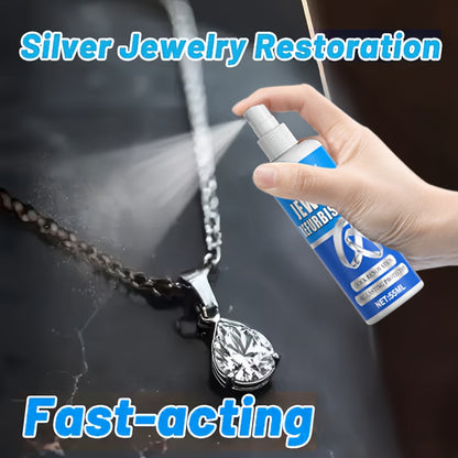 Jewelry Polish and Oxidation Remover 1.86oz with Sponge – Restores Luster on Gold Silver Bracelets Necklaces Rings and All Metal Jewelry Surfaces – Brightening Cleaner and Metal Polish