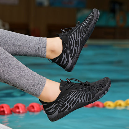 Quick-Dry Water Shoes for Men & Women – Lightweight Non-Slip Barefoot Aqua Socks for Beach Swimming Yoga Wading Indoor Workouts, Soft Breathable Athletic Beach Footwear