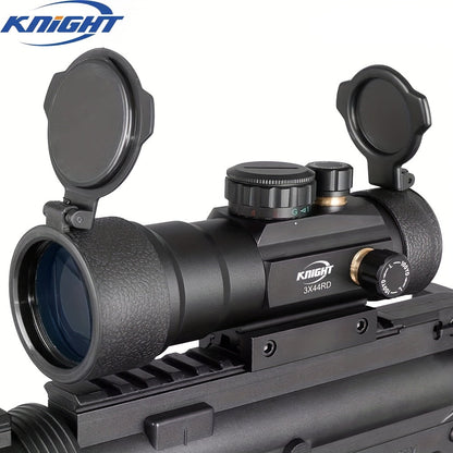 Knight Tactical Red Green Dot Sight Scope – 3x44 & 1x40 Riflescope for Hunting & Shooting, Fits 11mm/20mm Rail, Aluminum Alloy, Battery Powered, Durable Optical Sight