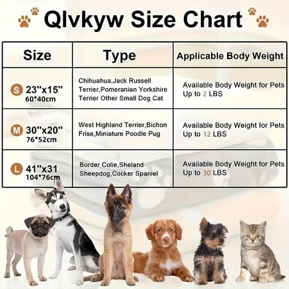 Soft Coral Fleece Pet Blankets for Dogs and Cats 3-Pack - 100% Polyester Paw Print Design Machine Washable, All-Season Throw Blanket for Small Medium Large Breeds, Cozy Pet Bed Cover