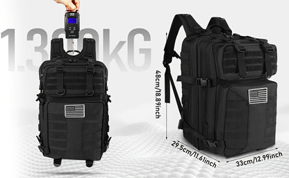 50L High Capacity Tactical Backpack Unisex – MOLLE Military Bag for Camping, Fishing, Hunting, Hiking & Travel – 13 Color Options Including Handbag & Storage Bag Variants