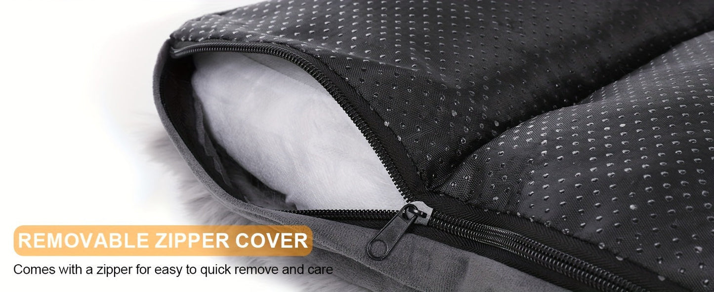 Orthopedic Dog Bed for Large Dogs – Memory Foam Pet Bed with Removable Washable Cover, Anti-Slip Base, Faux Fur, Joint Relief, Heavy Duty, Small Medium XL XXL Sizes