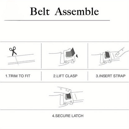 2-Pack Men's Ratchet Leather Belt Set – Sliding Adjustable Buckle, 1-3/8" Width, Sizes 26"-54", 3 Color Combos, Dress & Fashion Belt, Perfect Christmas & Father's Day Gift