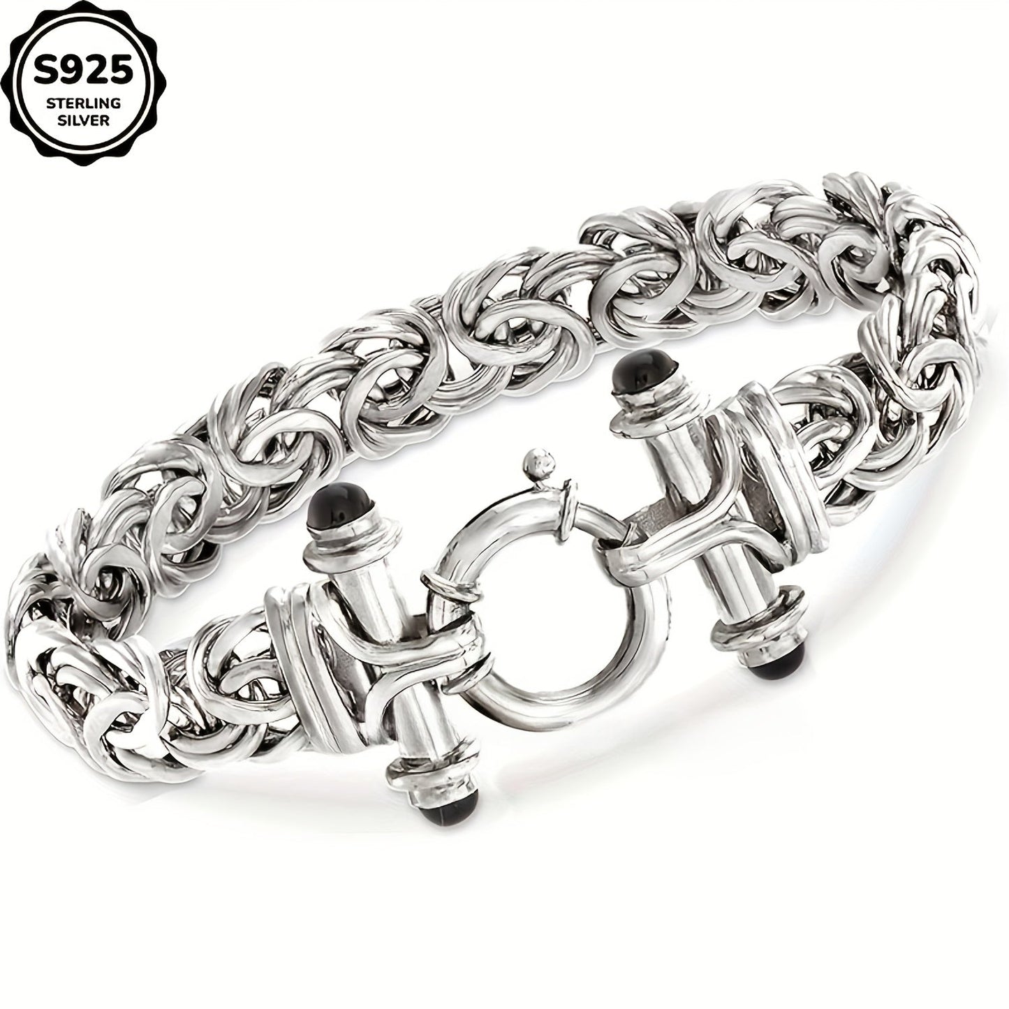 925 Sterling Silver Classic Women's Bracelet – Elegant Silver Chain Bracelet for Anniversary, Graduation & Valentine's Day, Holiday Gift Box Included