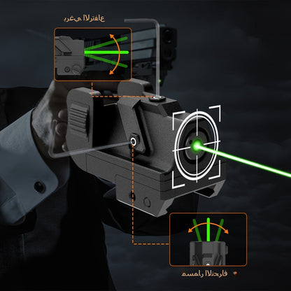 Green Dot Laser Sight USB Rechargeable – Picatinny Rail Mount with Strobe Mode, 5mW Class IIIA, Compact Lightweight for Pistols & Rifles, 21mm Rail, 2.5hr Battery Life