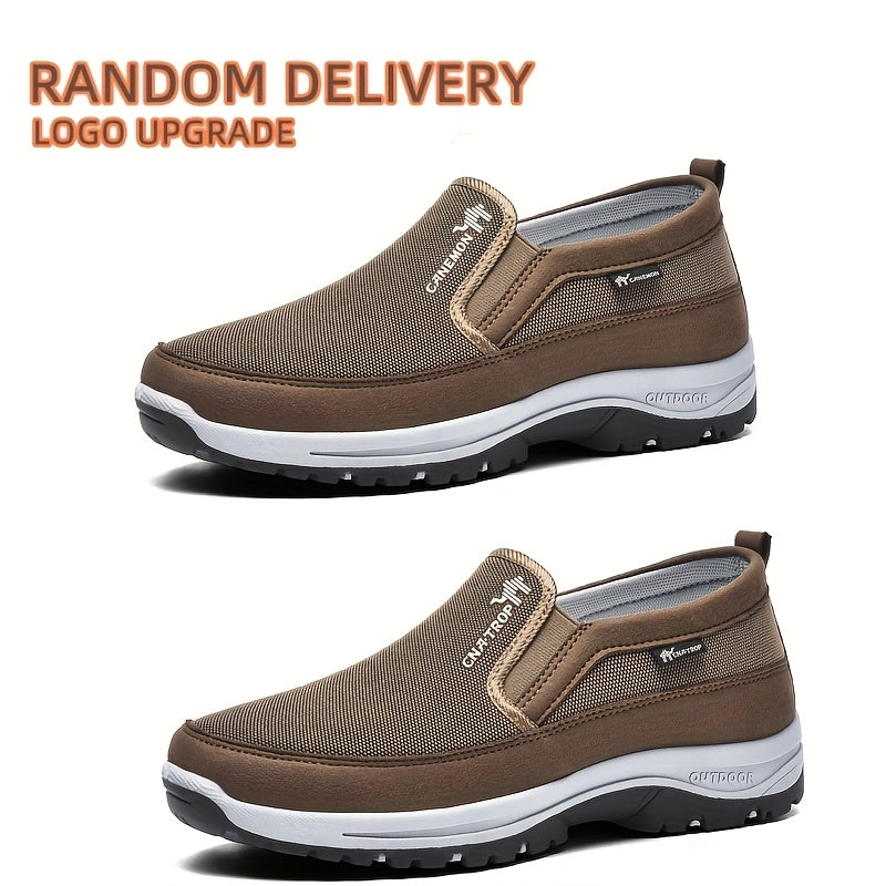 Men's Casual Walking Shoes - Lightweight Comfortable Everyday Sneakers with Cushioned Support for Walking, Travel and Daily Wear, Available in Grey, Black, Brown and Navy, Sizes US 7.5 to 12.5