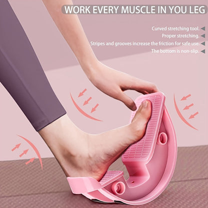 Calf Stretcher Foot Pedal for Balance Flexibility Training Muscle Massage & Yoga – Durable ABS Non-Slip Foot Rocker for Plantar Fasciitis Achilles Tendon Relief – Blue Black Pink Yellow, 1/2/3pcs