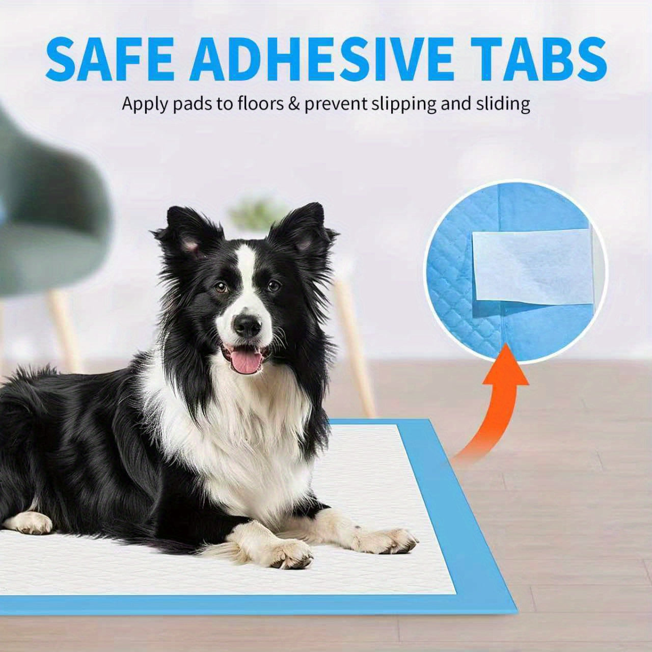 Super Absorbent Dog Pee Pads XL/XXL – Thickened Leak-Proof Training Pads for Medium & Large Dogs, Easy to Clean, Camping & Adult Bed Care, 50+50 Free Value Pack