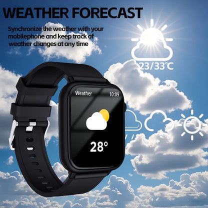 Smart Watch for Men and Women IP68 Waterproof 1.83 Inch Full Touch Screen – Wireless Calls & Messages, Pedometer, Fitness Tracker, Compatible with iPhone and Android, 6 Color Options
