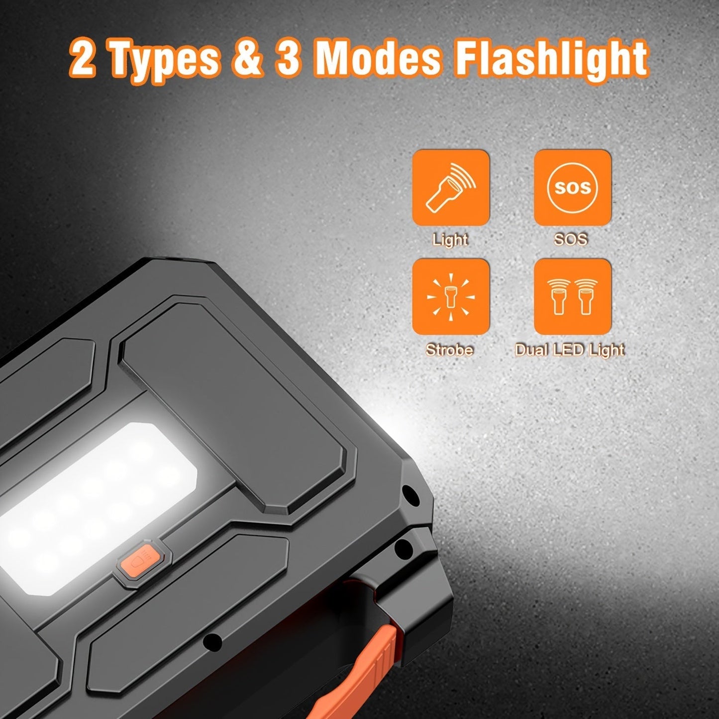 Portable Power Station 100W / 300W Solar Generator – AC Outlet, USB QC3.0, DC Port, LED Flashlight, High Capacity Battery Pack for Camping Hiking Road Trip CPAP Hurricane Emergency