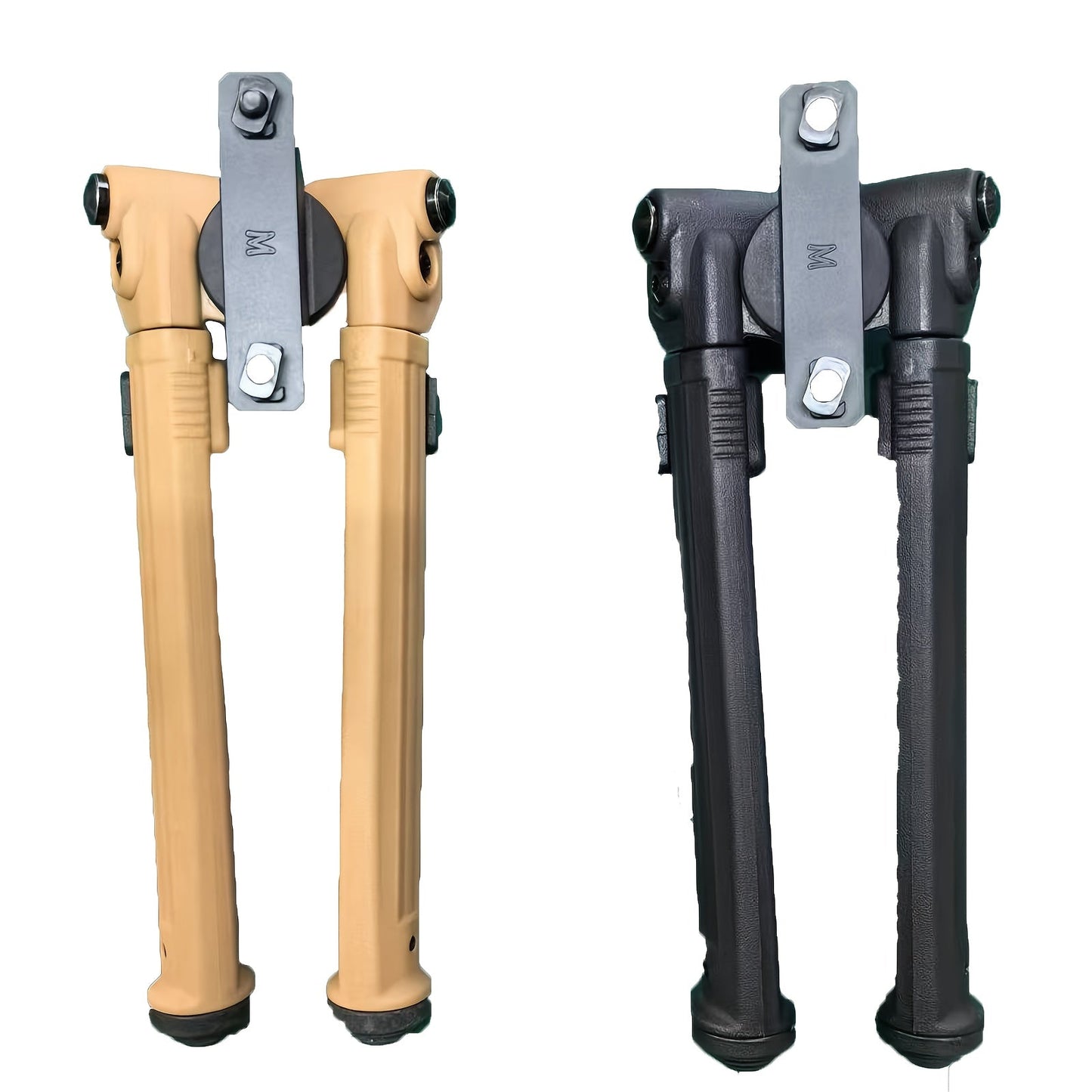 MAG M-LOK Bipod – Lightweight Aluminum Alloy Foldable Bipod for Hunting & Shooting, Quick-Release Folding, Non-Slip Rubber Feet, Black & Flat Dark Earth, Compatible with M4 AR15 M-LOK Handguards
