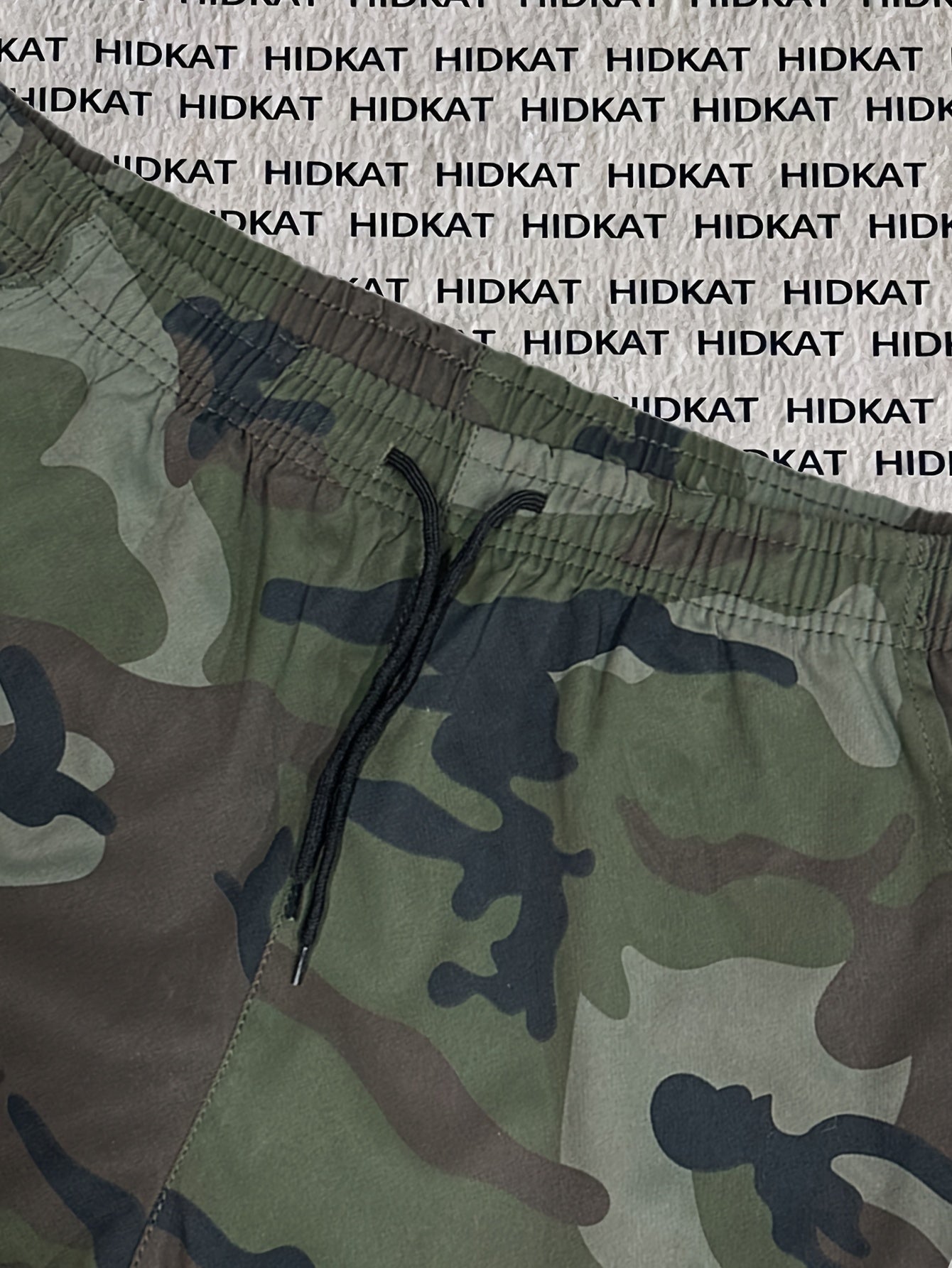 Women's Camo Cargo Pants – Lightweight Breathable Hiking Outdoor Casual Long Pants Multi-Pocket Elastic Waist XS-XXL Camouflage