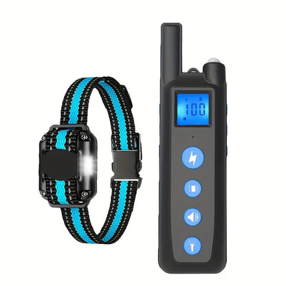 Dog Training Collar with Remote – Vibration & Sound Modes, Adjustable Nylon Strap for Small to Large Dogs, 1 Remote Controls 1, 2, or 3 Dogs