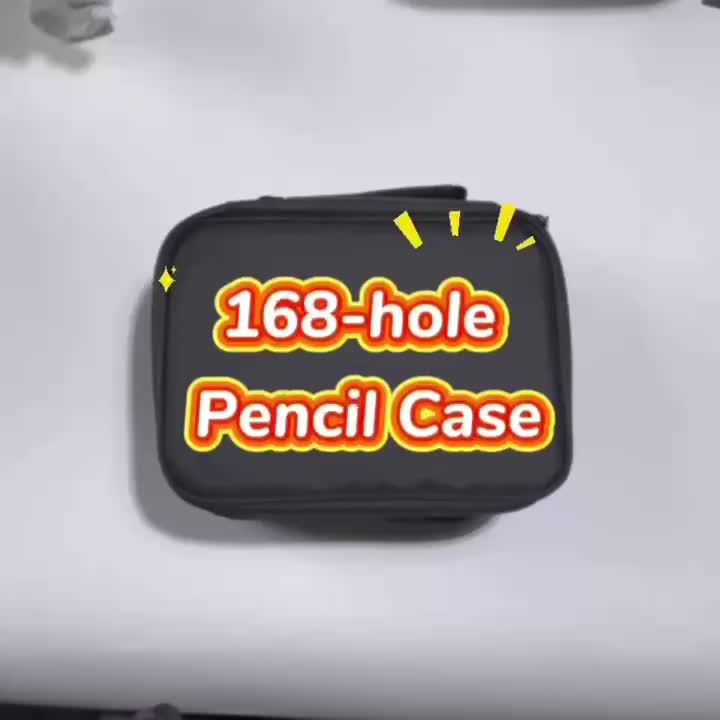 Colored Pencil Case 168-Slot Large Art Organizer with 7 Detachable Layers – Polyester, Multiple Zipper Pockets, Holds Markers & Colored Pencils, Perfect Gift for Artists, Students & Adults