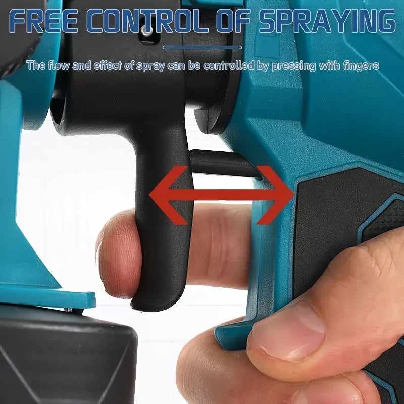 HVLP Electric Paint Sprayer Gun – Airless Spray Gun with 3 Patterns, 27oz Container, Easy Clean for House, Furniture, Cabinets, Fence, Walls, Cars & DIY Projects