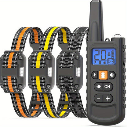 Dog Training Collar with Remote 3300ft Range – Rechargeable E-Collar for 5-120 Lb Dogs, 3 Training Modes Beep Vibration & Safe Shock, Waterproof Dog Shock Collar for Small Medium Large Breeds