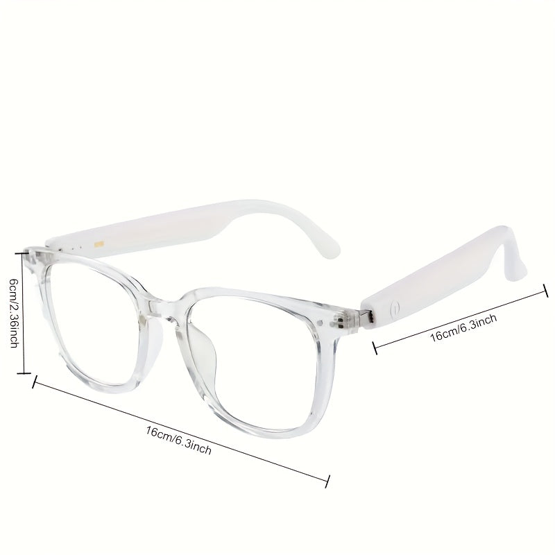 Smart Audio Glasses Bluetooth 6.0 – Auto-Dimming Photochromic Lenses, Anti Blue Light, Music & Phone Calls, Turns Into Sunglasses in Seconds, Multiple Frame Colors