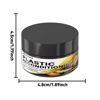 Car Plastic Restorer & Tire Brightening Cream – Universal Auto Refurbishing Cream for Dashboard Interior Trim Tires, Prevents Aging & Fading, Long-Lasting Shine & UV Protection for All Vehicles