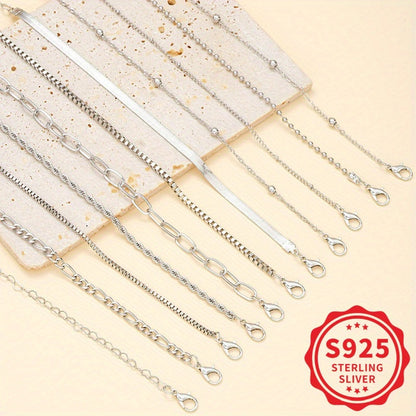 11 Pcs Women's Boho Silver Plated Twisted Snake Chain Bracelet Set – Stackable Layered Bracelets for Women, Minimalist Vacation & Daily Wear Jewelry, Perfect Gift Set