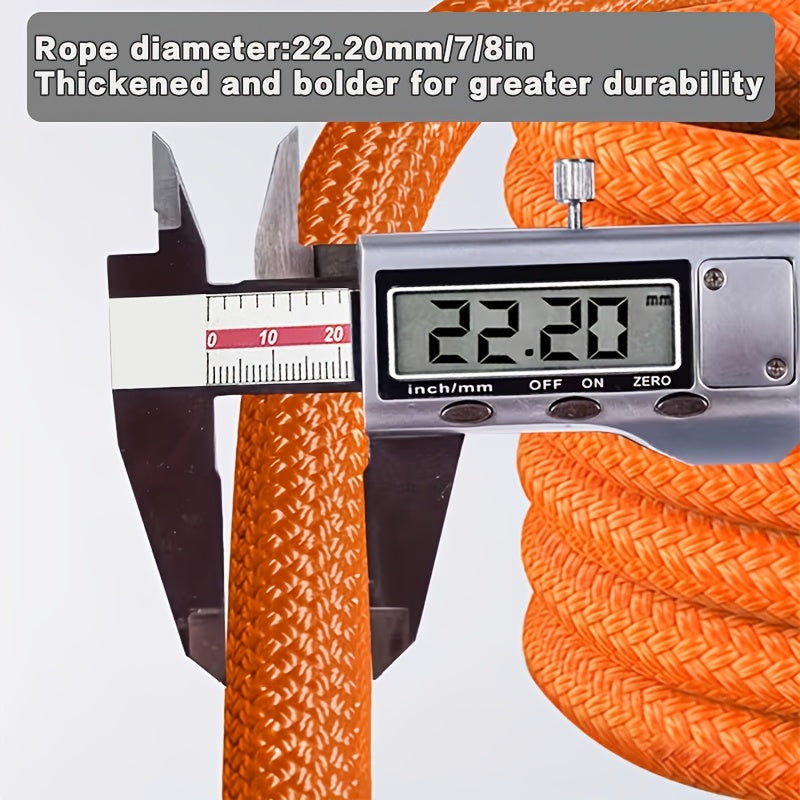 Kinetic Recovery Rope 22 Ton 48501 lbs – Heavy Duty Nylon Tow Rope with Bow Shackles & Storage Bag for Truck SUV UTV ATV Off-Road Emergency Rescue