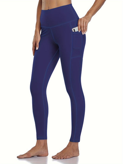 5-Piece Women's Printed Compression Yoga Pants – 7/8 Nine-Point Fitness Running Leggings with Leopard Camo & Solid Patterns, High-Waist Athletic Tracksuit Bottoms for Gym Workout, S-XXL