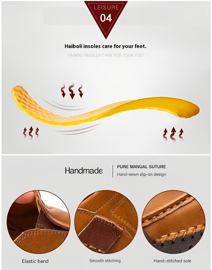 Men's Slip-On Loafers – Lightweight Breathable Casual Shoes for Driving Walking Daily Wear, Comfortable Non-Slip Sole, Easy On Off Design, Perfect for Men Who Value Style & Comfort