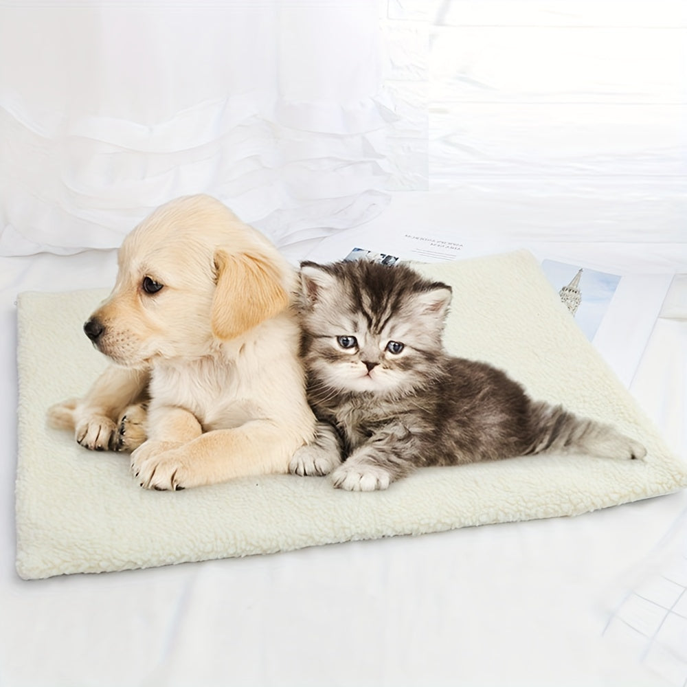 Self-Warming Pet Mat for Cats & Dogs – Ultra-Soft Thermal Bed Mat No Electricity Required Instantly Cozy & Warm on Cold Floors