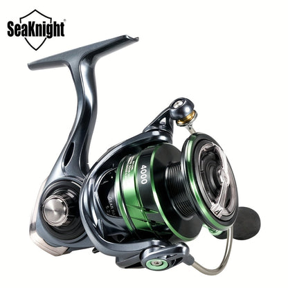 SeaKnight WR Series Spinning Fishing Reel – 9+1BB, 5.2:1 Gear Ratio, 13kg/28lbs Max Drag, 3 Carbon Plate Brake, Aluminum & Stainless Steel, Freshwater Saltwater Reel