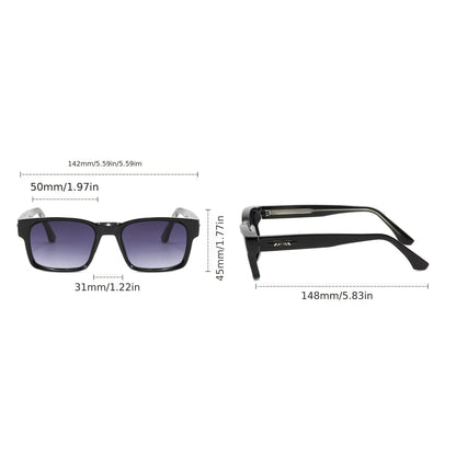 Men's Retro Square Glasses – Durable TR90 Lightweight Frame, Japanese Inspired Classic Style, Versatile Daily & Formal Eyewear for Men, Multiple Color Options